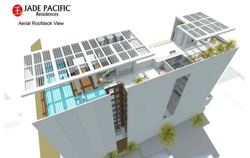 Jade Pacific Residences - Aerial Roofdeck View