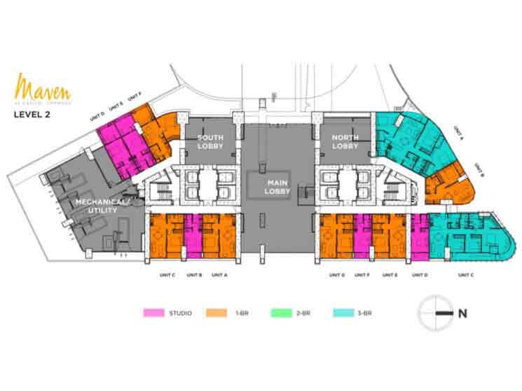 Maven Capitol Commons - Level 2 Floor Plan