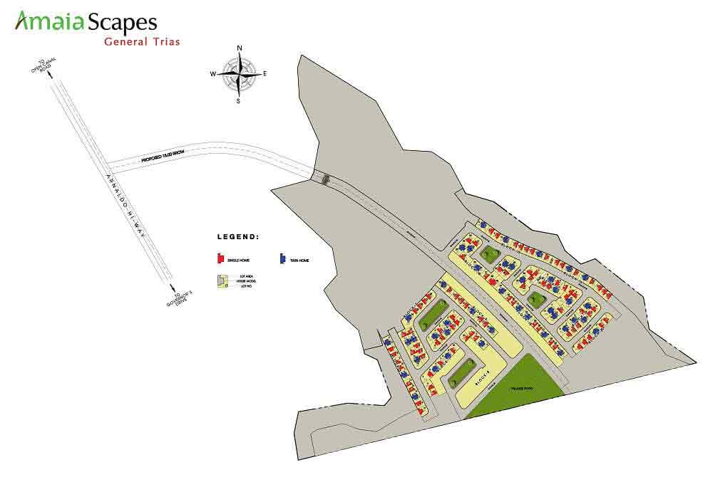 Amaia Scapes General Trias - Site Development Plan