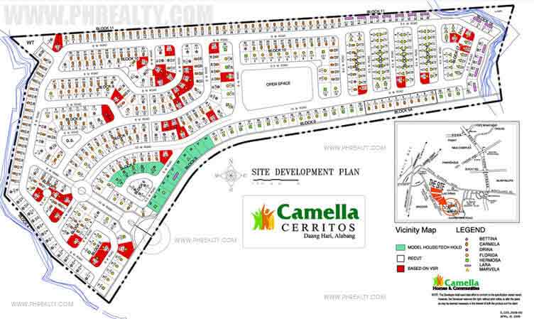 Camella Cerritos - Site Development Plan