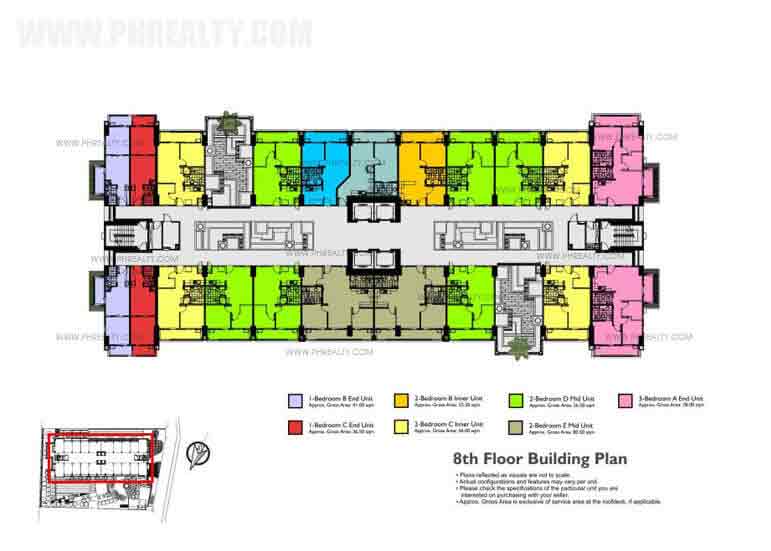 Fairway Terraces - 8th Floor Building Plan