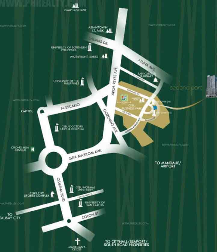 Sedona Parc - Location Map