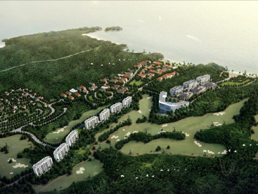 Ocean Garden Villas - Aerial View