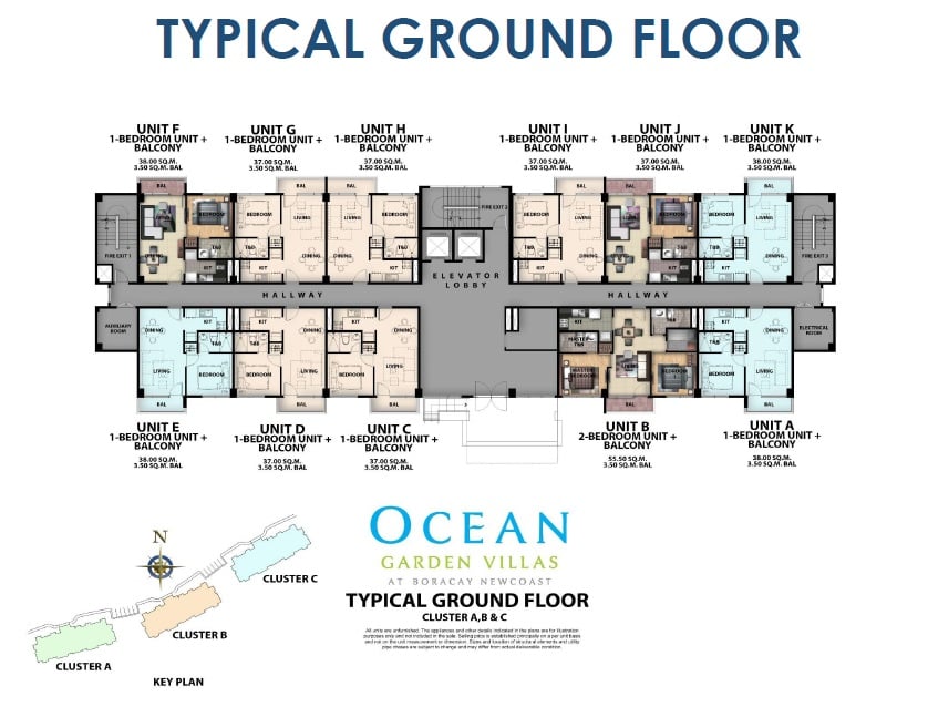 Ocean Garden Villas - Typical Ground Floor