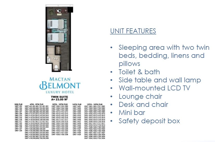 Mactan Belmont Luxury Hotel - Twin Suite Unit 