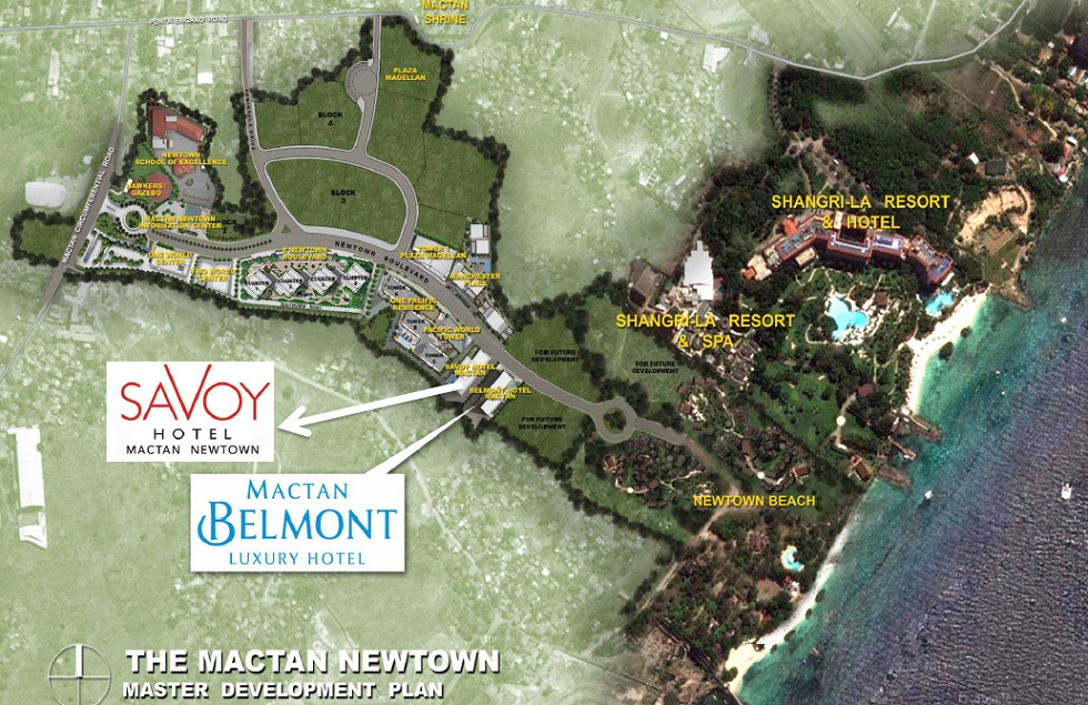 Mactan Belmont Luxury Hotel - Location Map