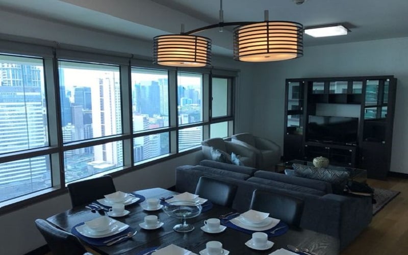The Residences At Greenbelt - Living & Dining Area