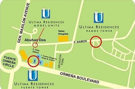 Ultima Residences - Location & Vicinity