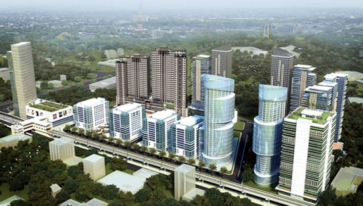 One Centris Place - Aerial View