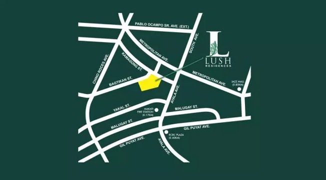 Lush Residences - Location Map