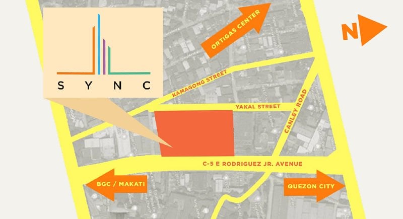 SYNC Residences - Location Map