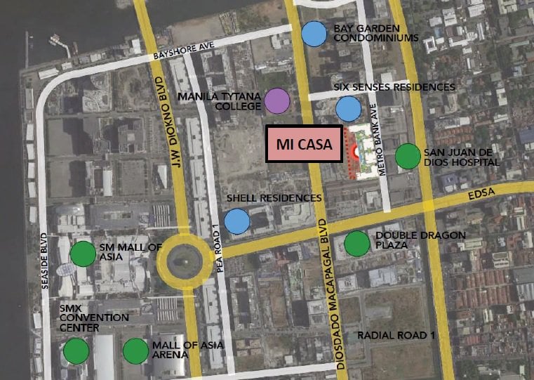 Mi Casa - Location Map