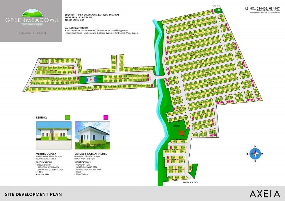 Green Meadows Residences - Site Development Plan