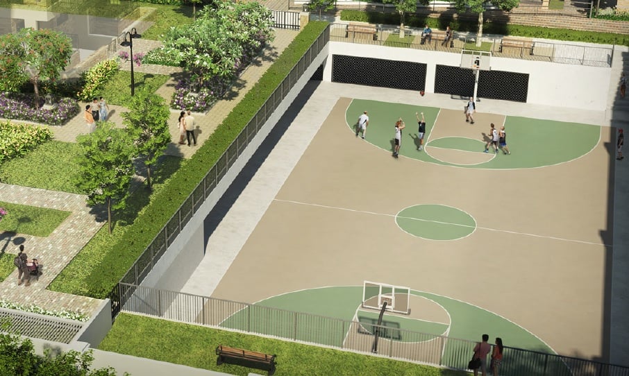The Ametrine At Portico - Basketball Court