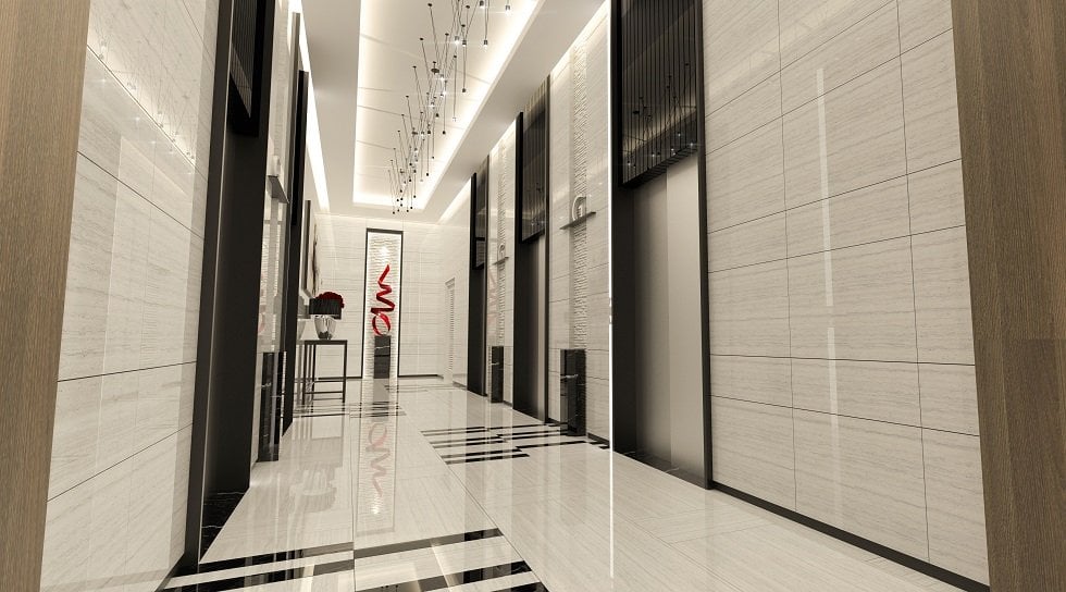 Red Residences - Elevator Lobby