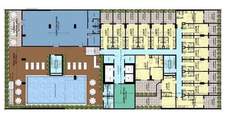 Hawthorne Heights - Amenity Floor Plan