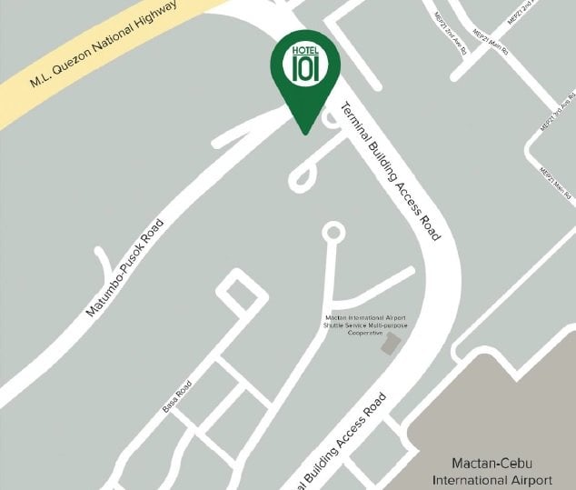 Hotel 101 Cebu - Location Map