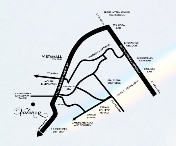 Valenza Mansions - Location Map