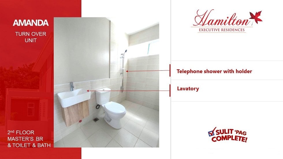 Hamilton Executive Residences - Amanda Toilet and Bathroom