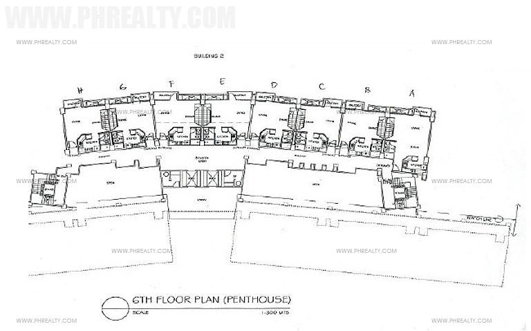 Tuscany Private Estate - 6th Floor Plan of Cluster 2,4 and 6