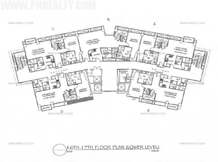 Tuscany Private Estate - 16th --17th Floor Plan of Cluster 7