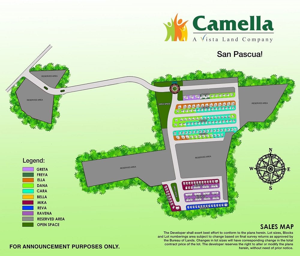 Camella San Pascual - Site Development Plan