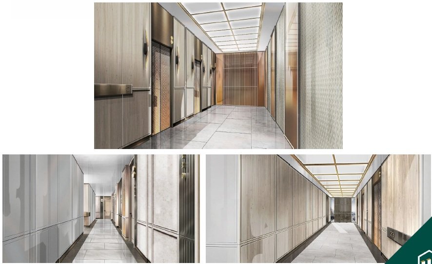 Verano Greenhills - Elevator Lobby and Hallway