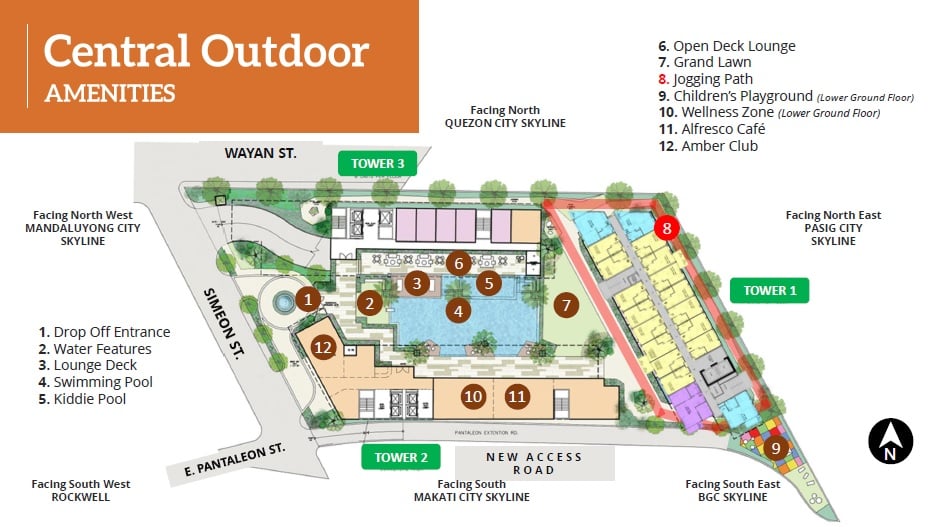 Amber Park - Central Outdoor Amenities